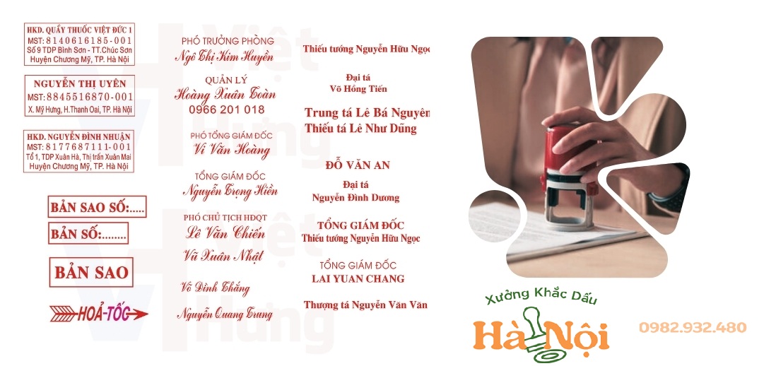 làm con dấu tại lào cai